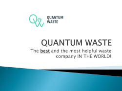 QUANTUM WASTE by Victor (May 2017)