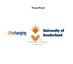 Powerpoint Training Presentation