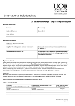 Document Title Goes here - University of Canterbury