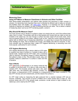 Measuring Clean Using ATP Meter - Multi