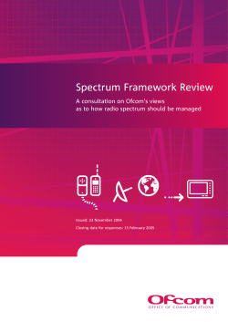 Spectrum Framework Review