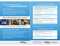 from CARBON MONOXIDE?