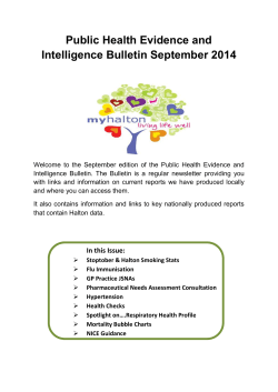 Bulletin &ndash; September 2014