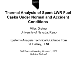 Heat Transfer in Spent Nuclear Fuel Casks during Normal Transport