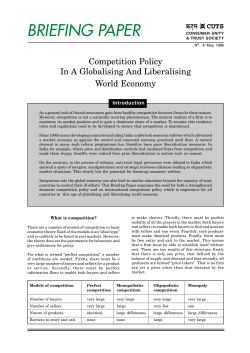 briefing paper - CUTS International