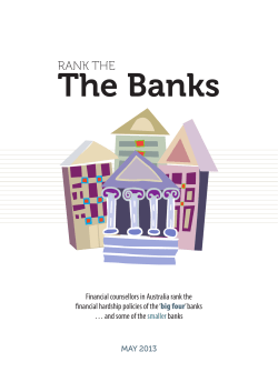 RANK THE - Financial Counselling Australia
