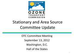 Slide 1 - Ozone Transport Commission