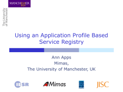 IESR: Providing a Catalogue of Resources for Portals