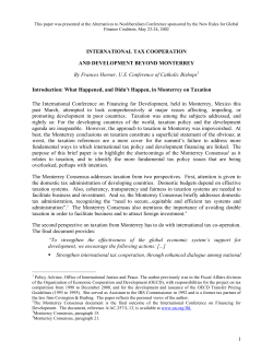 domestic demand-led growth - New Rules for Global Finance Coalition