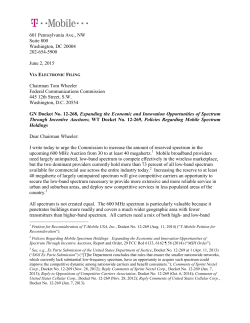 Letter - Save Wireless Choice