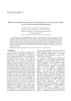 Effect of non-thermal electrons and warm negative ions on