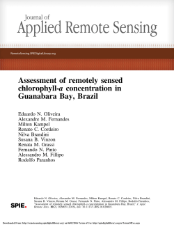 Assessment of remotely sensed chlorophyll