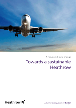 Towards a sustainable Heathrow
