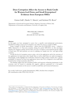 Evidence from European SMEs