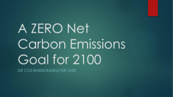 Net Carbon Emissions Goals 2030