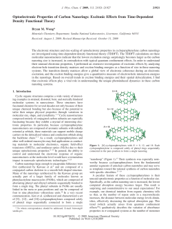 Optoelectronic Properties of Carbon Nanorings
