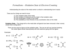 Electron Counting