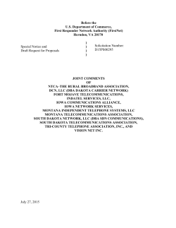FirstNet - Vision Net, Inc.