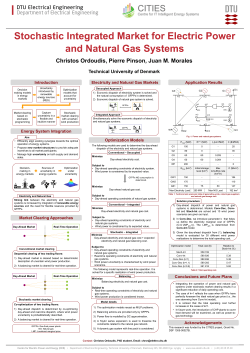 Stochastic Integrated Market for Electric Power and Natural