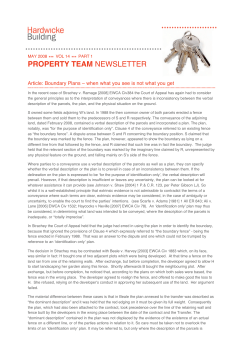 Hardwicke Newsletter &ndash; Property Team Newsletter