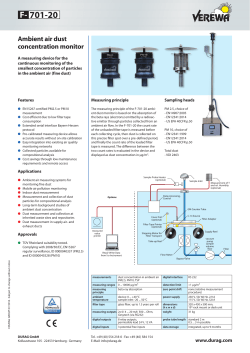 Ambient air dust concentration monitor