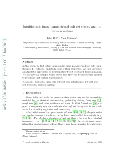 Intuitionistic fuzzy parametrized soft set theory and its decision making