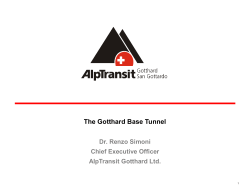 The Gotthard Base Tunnel NRLA decision 1991