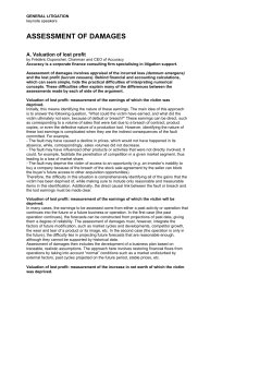 assessment of damages