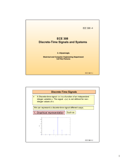 ECE 308 Discrete-Time Signals and Systems