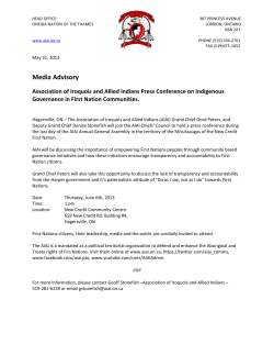Media Advisory: AIAI