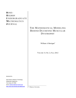 hulman undergraduate mathematics journal the - Rose