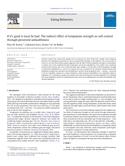 If it`s good it must be bad - The Self