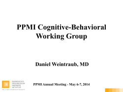 Cognitive-Behavioral Working Group