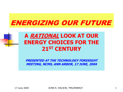 energizing our future: -manufacturing