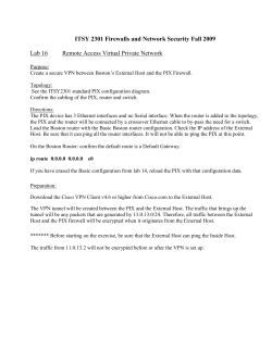 Configure PIX Easy VPN Server using CLI