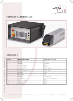 specifications laser marking using co2 laser