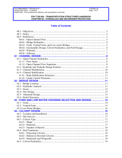 65 - aquatic organism passage design