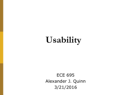 Five facets of usability