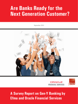 Are Banks Ready for the Next Generation Customer?