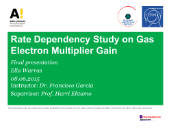 Rate Dependency Study on Gas Electron Multiplier Gain