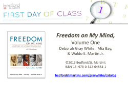 Freedom on My Mind - Macmillan Learning