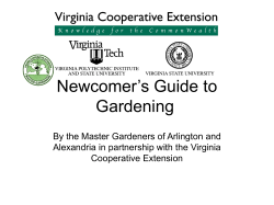 Newcomer`s Guide to Gardening