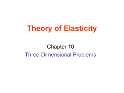 10.2 Torsion of straight bars （等截面直杆的扭转） Theory of Elasticity