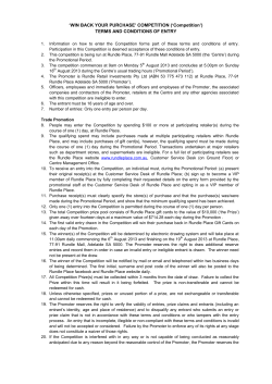 `WIN BACK YOUR PURCHASE` COMPETITION