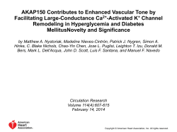 A-kinase anchoring protein 150 (AKAP150) is necessary for reduced