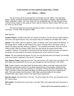 Part 2 - Union Base Ball Club of Dexter