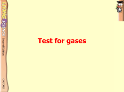 Test for carbon dioxide