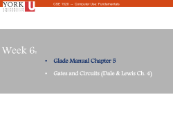 CSE 1520 Computer Use: Fundamentals