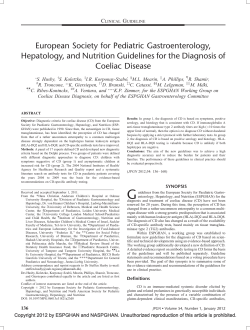 European Society for Pediatric Gastroenterology, Hepatology, and