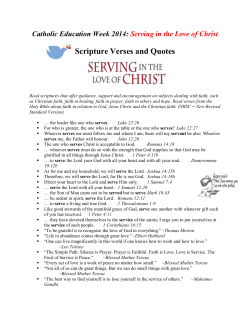 Scripture Verses and Quotes
